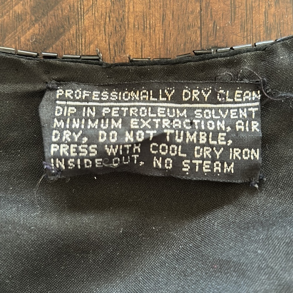 Vintage Black Beaded Formal Jacket - Picture 8 of 8